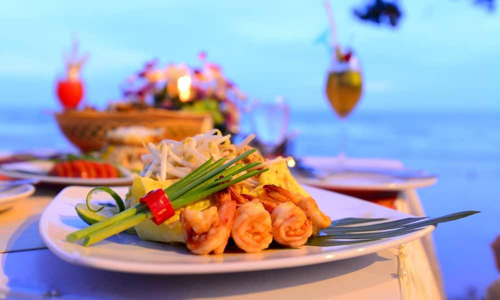 Coastal restaurants in north Mauritius