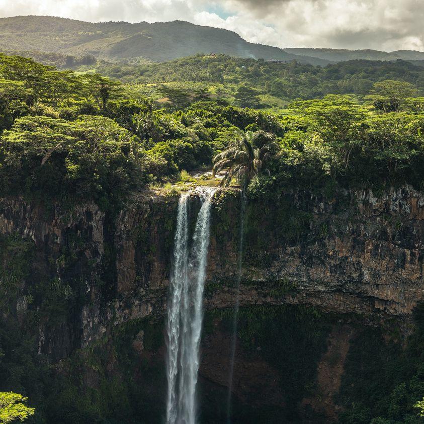 Chamarel waterfalls