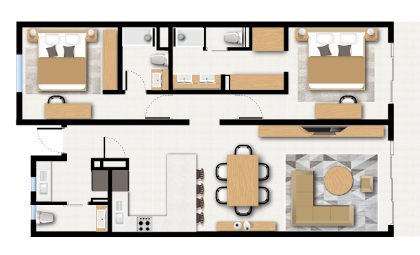 2-bedroom Apartment