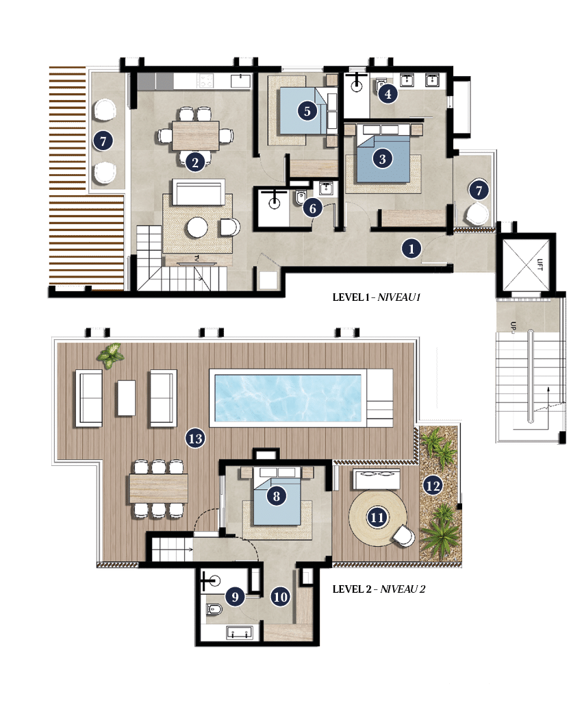 3-Bedroom Penthouse Blocks 2 & 6