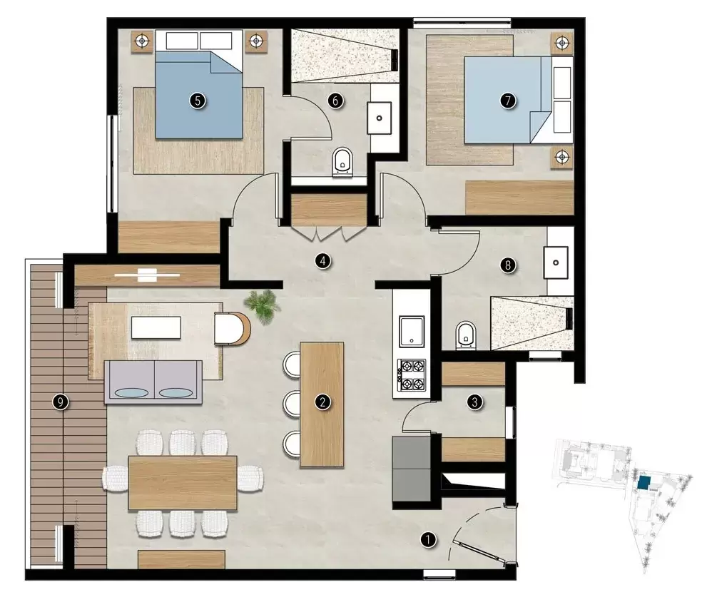 2-Bedroom Apartment Type 2